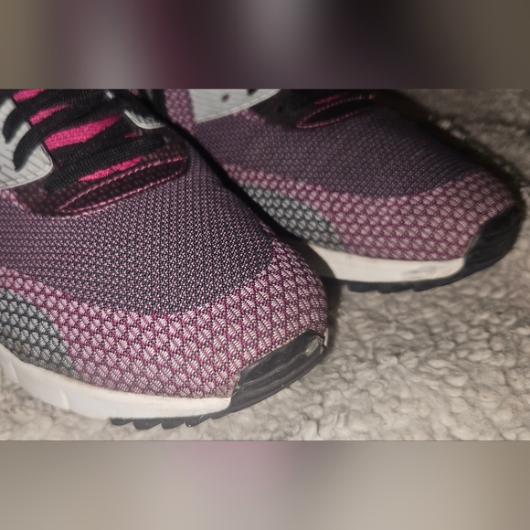 Nike Air Max 90 Jacquard White/Vivid Pink/ Sneakers Men's sz 9.5 Shoes 631750 - Picture 7 of 16